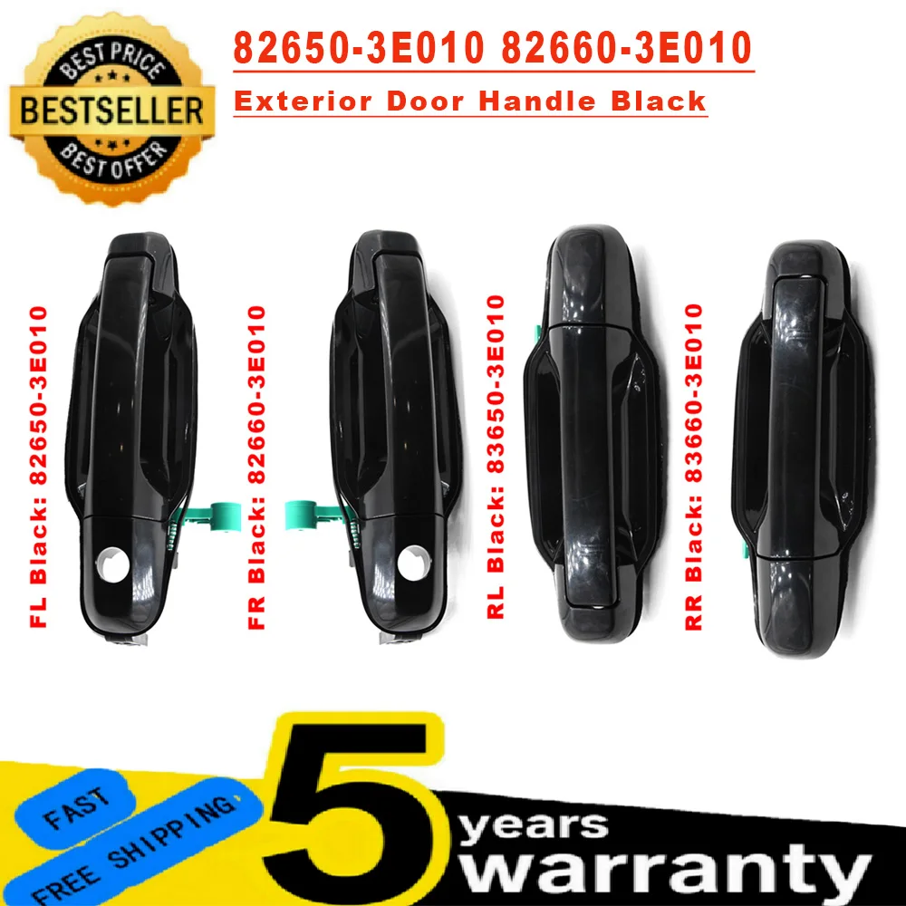 82650-3E010 82660-3E010 83650-3E010 83660-3E010 For Kia Sorento 2003-2009 Front Rear Left Right Exterior Door Handle 82650-3E021