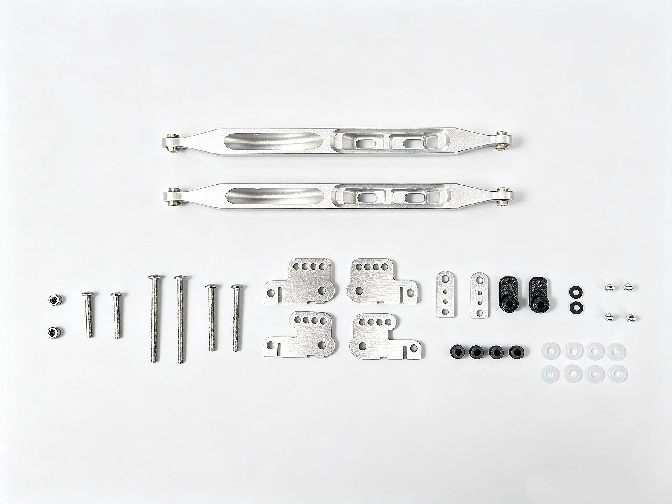 Traction Hobby Ford Bronco Rear Arm kit Upgrade 1/8 Suspension Arm 304 Stainless Steel Clamp Plate