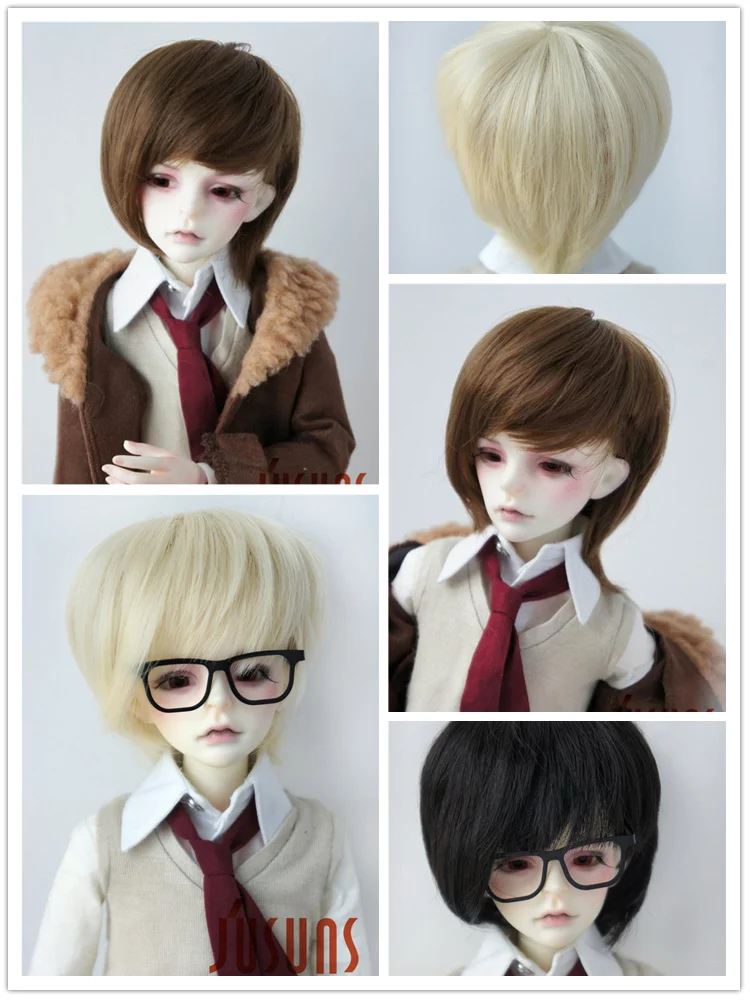 JD336 1/6 1/4 1/3 Fashion Heat resistance BJD doll wig size 6-7inch 7-8inch 8-9inch doll hair YOSD MSD SD wigs doll accessories