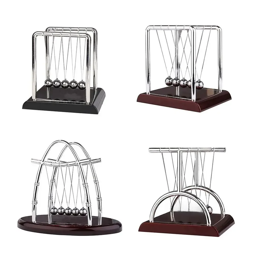 Boules d'équilibre en acier, 1 pièce, fournitures d'enseignement scolaire, physique, Science, pendule, jouet de bureau, cadeaux, décoration de la maison