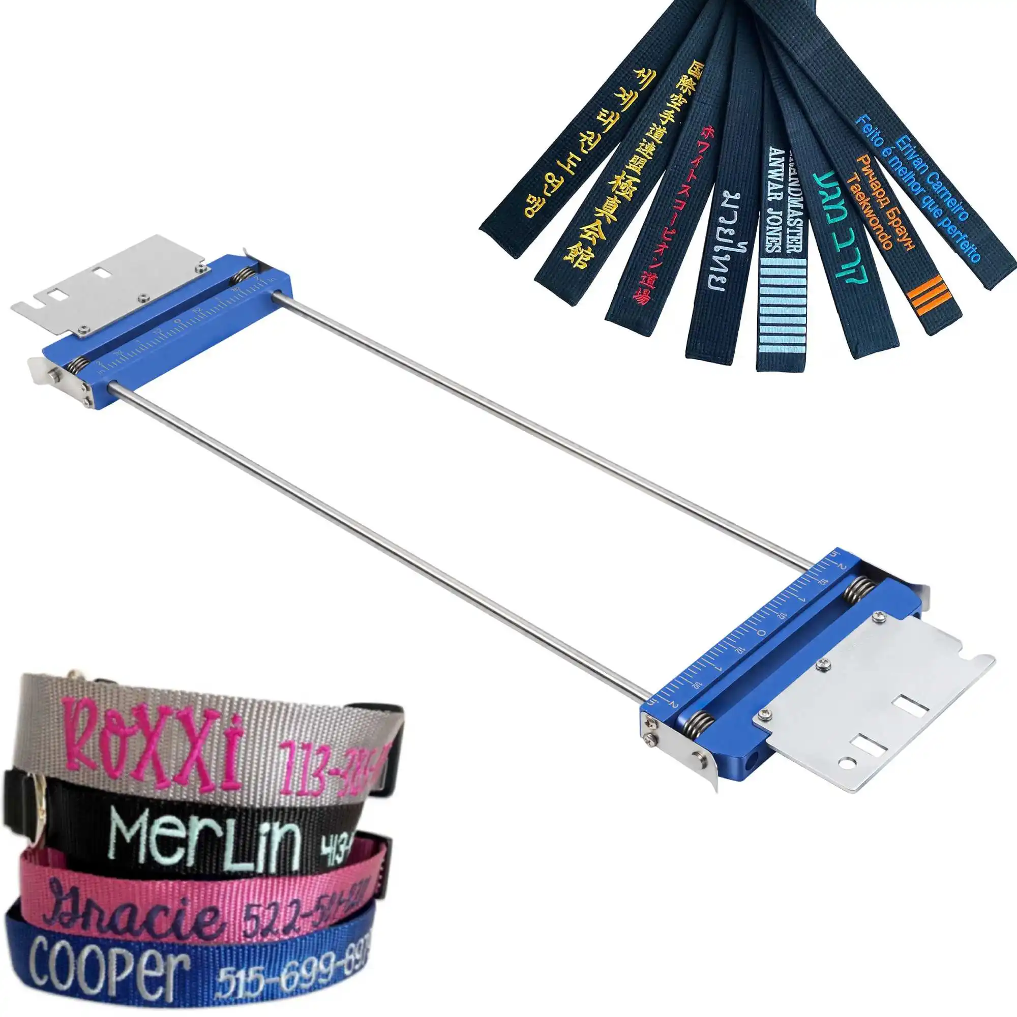 

Metal Embroidery Hoop for Karate Belts Dog Collar for Brother VR PRS100 PR1X PR620 PR650 PR670E PR680W PR1000E PR1050X PR1055X