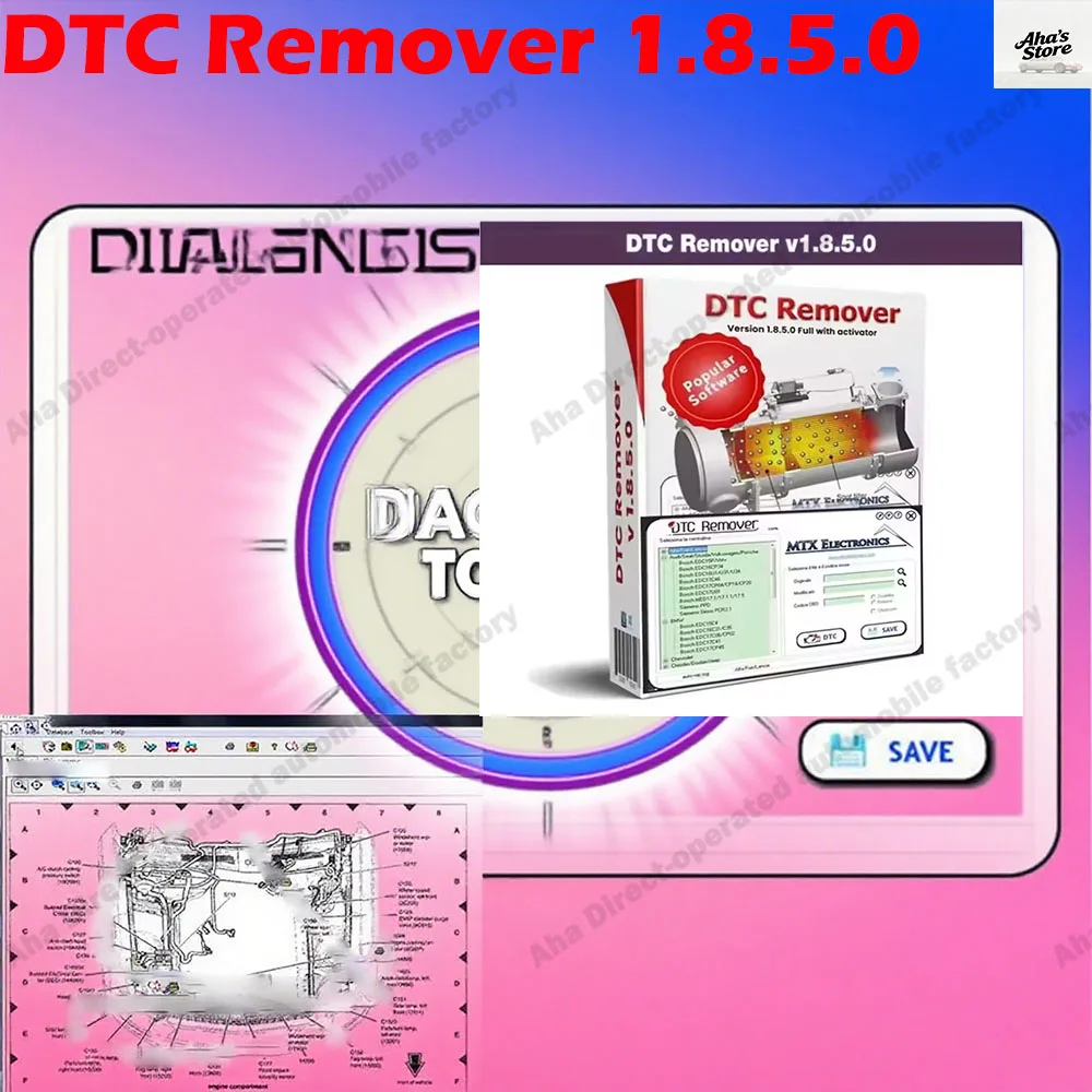 

New DTC Remover 1.8.5.0 Car accessories Software For KESS KTAG FGTECH& MTX DTC Remover 1.8.5.0 OBD2 Scanner Software With Keygen