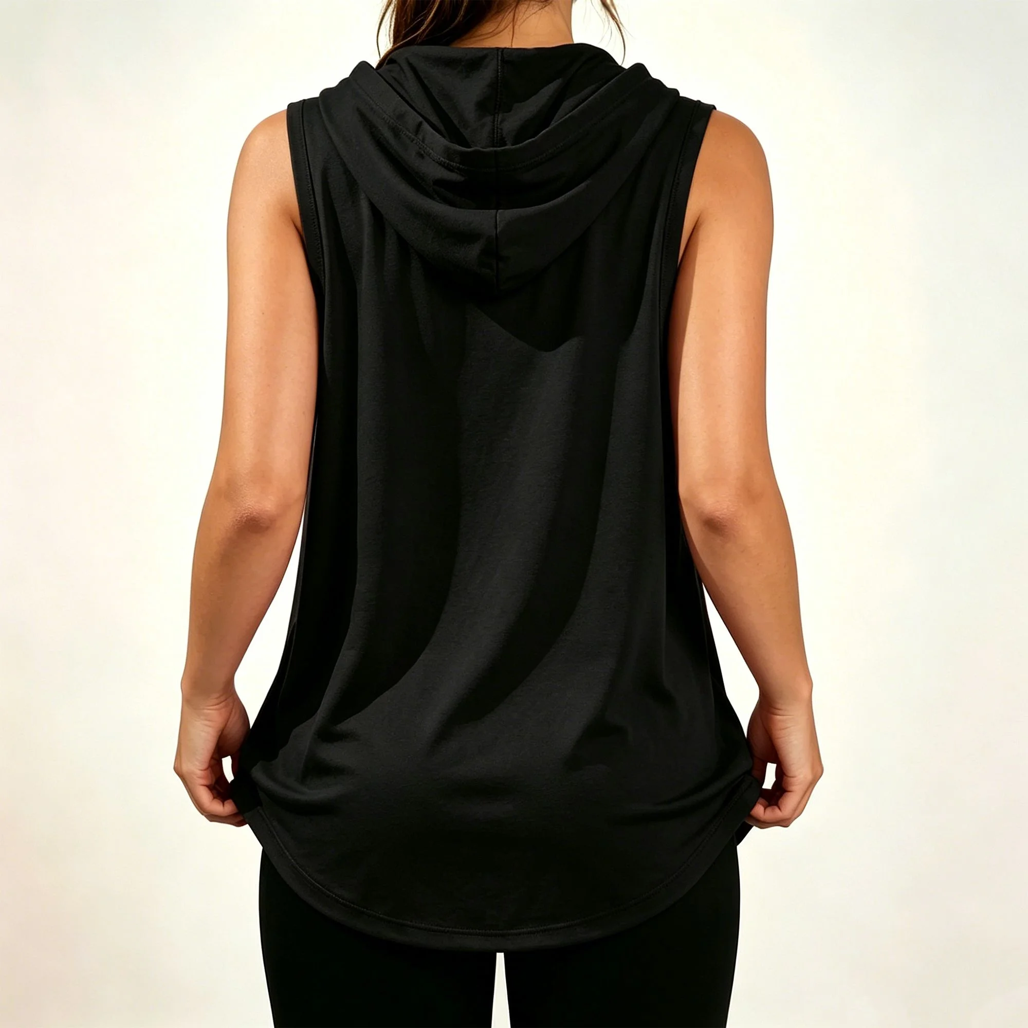 سترة نسائية بدون أكمام مع غطاء - مراجعة Tank Top Breathable وسعره