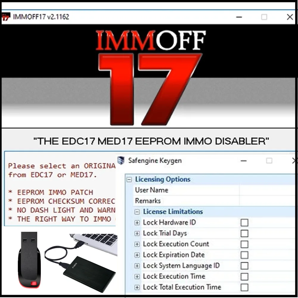 החדש Immo Off iMMOFF17 תוכנה EDC17 Immo Off Ecu תכנית NEUROTUNING Immoff17 Disabler להוריד ולהתקין וידאו מדריך