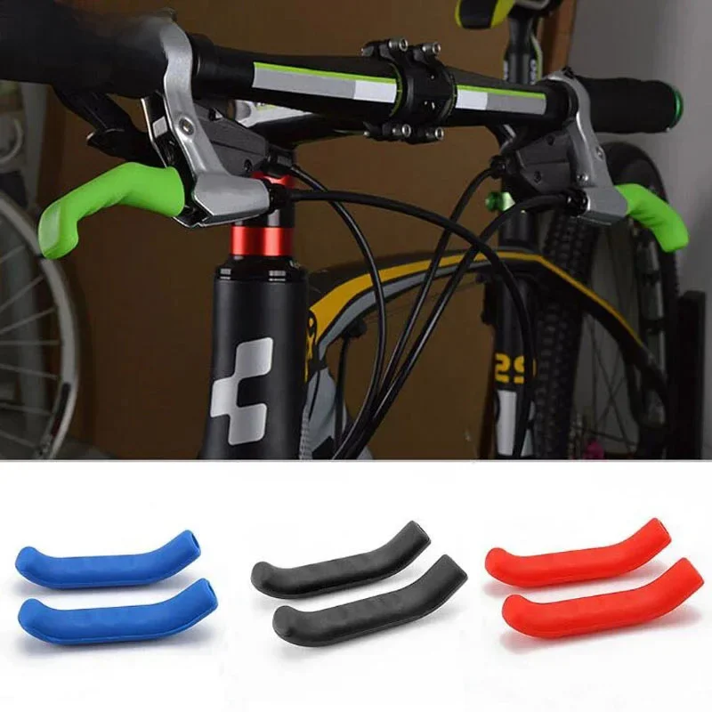 AliExpress 1Pair Bicycle Brake Handle Cover Silicone Protect Handle Sleeve MTB Bike Bicycle Protective Gear