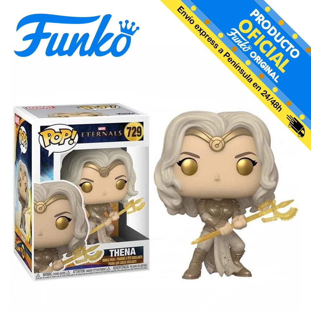 Funko Pop! Eternals - Thena, 49706, 729, original, toys, boys, girls, gifts, collector, figures, dolls, shop, with box, new, man, woman, official license