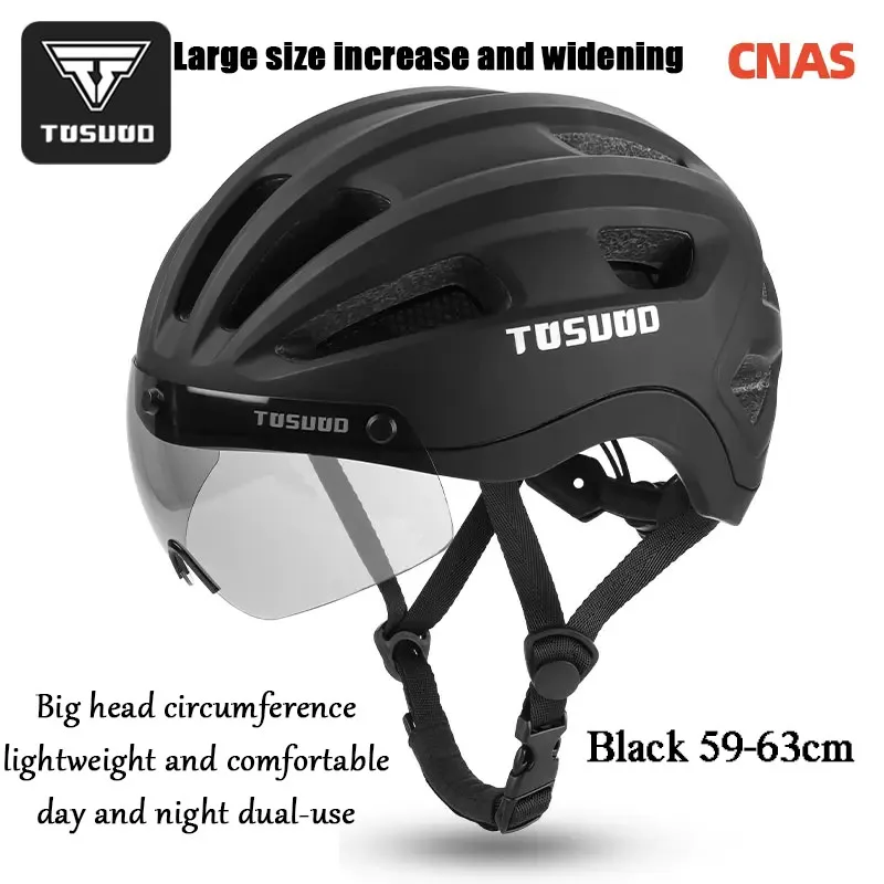 

TOSUOD Plus size mountain bike road bike cycling helmet large head circumference bicycle helmet men's cycling equipment