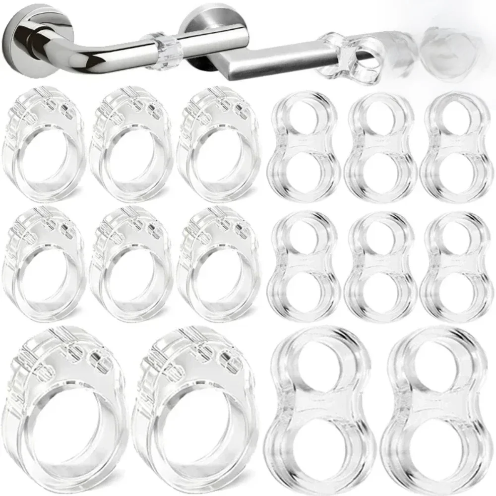 Butée de porte transparente, Protection murale, tampon de Protection des meubles, tampon de Protection contre les chocs