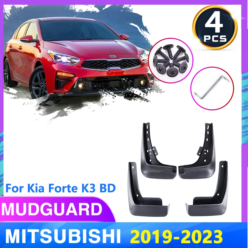 

4x for KIA Forte K3 BD 2019~2023 2022 Mudflap Mud Flaps Splash Guards Flap Mudguards Fender Front Wheel Car Stying Accessories