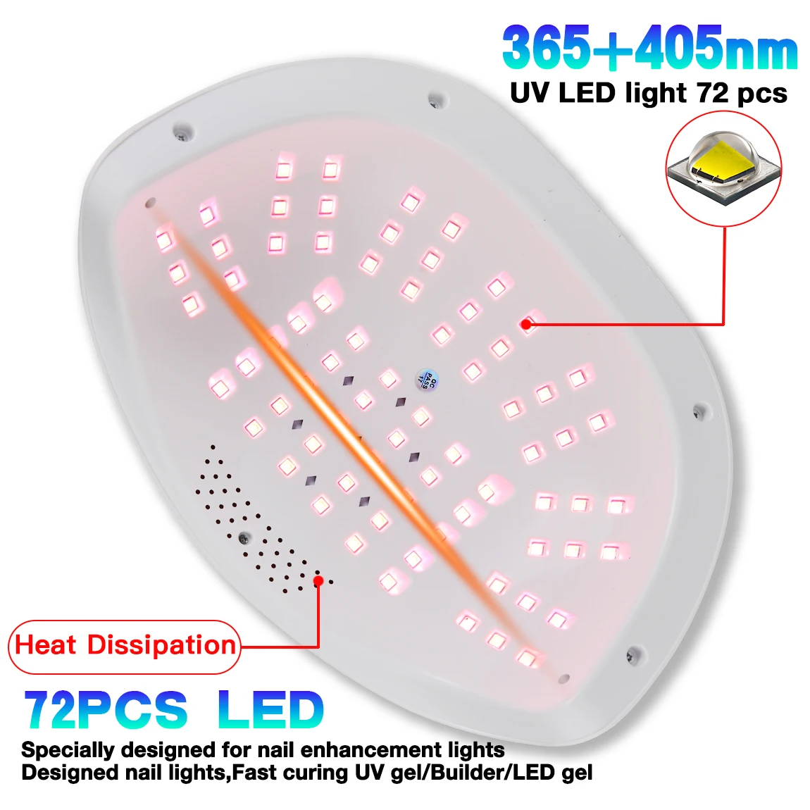 SUN X18 MAX المهنية مسمار تجفيف مصباح ل مانيكير الأظافر هلام آلة تجفيف البولندية مع الاستشعار التلقائي الأشعة فوق البنفسجية LED مسمار مصباح