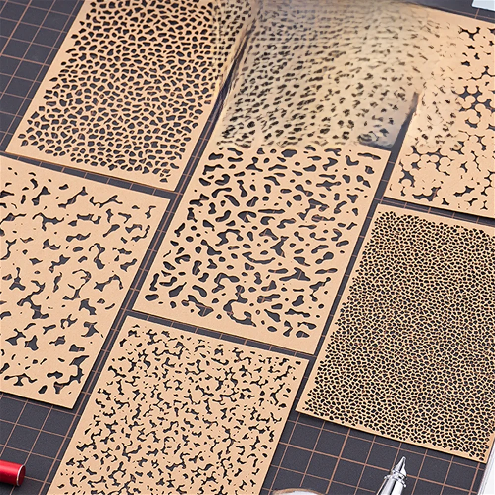 Pochoir de pulvérisation de fuite de Camouflage, modèle de bricolage, outil pour modèle Gundam 1/72 1/48 1/32 1/35, modèle militaire, papier à graver