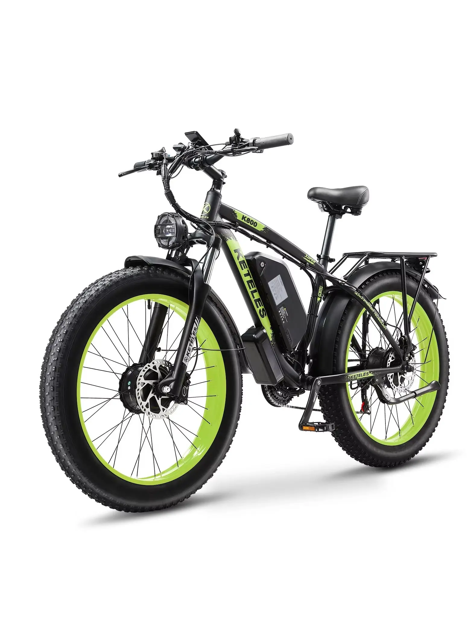 AliExpress UK Keteles KETELES K800 Electric Bike 1000W*2 Motor 48v23ah Battery Hydraulic Brake Adult 26 inch Fat Tire