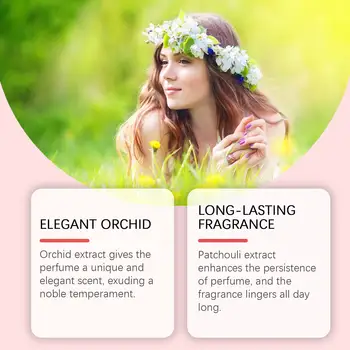 Roxelis 10ml Orchidejový parfém Trvalá vůně Přírodní osvěžující vůně Rande Romantická atmosféra Okouzlující květinová vůně Parfém 10 nejlepší prodej parfémy z Číny - №6