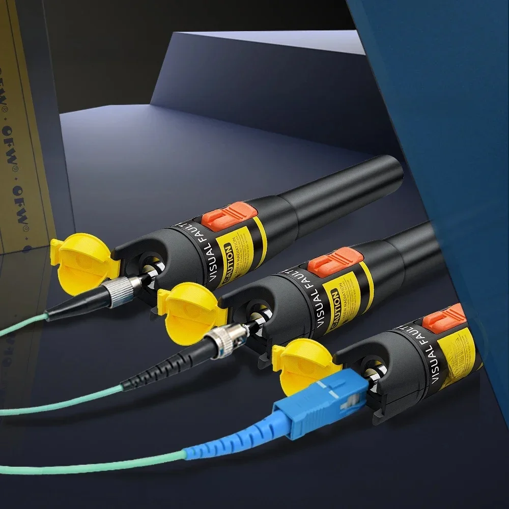 OFW 10/20/30MW FTTH Fiber Optic Tester Pen Type Red Optical Fiber Light Visual Fault Locator Optical Cable Tester 10~30MW