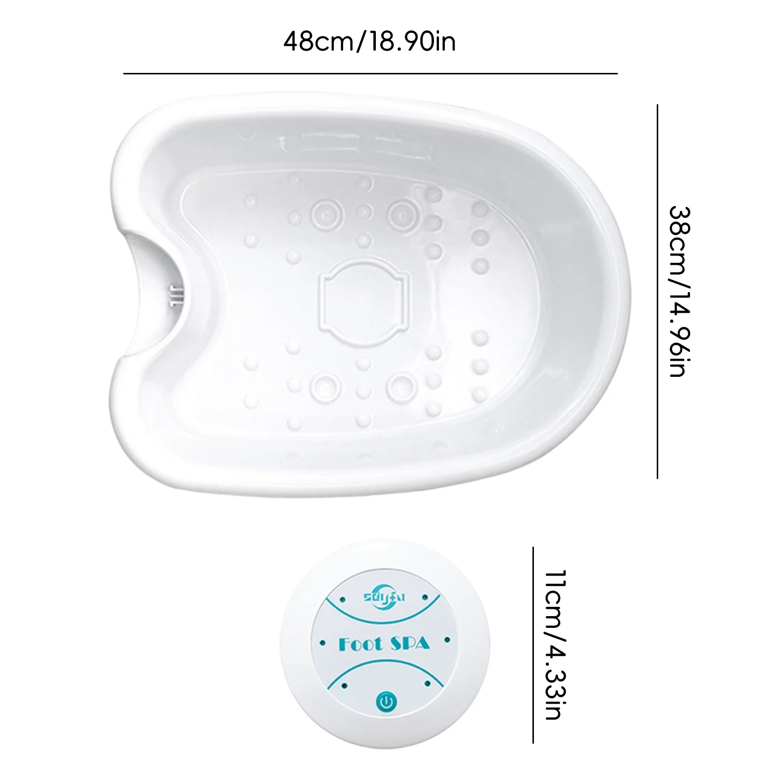 إزالة السموم أيون القدم آلة سبا حوض الاستحمام تنظيف تدليك صغير حوض استحمام القدم بالوعة العلاج مجلس جهاز صغير علاج القدم
