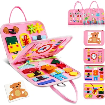 Montessori Busy Board Toy 1