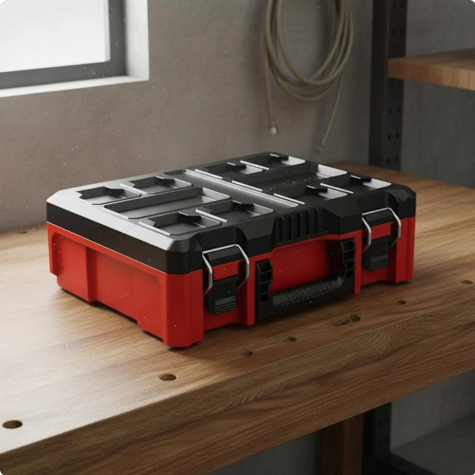 Multi‑Function Hardware Tool Storage Box Stackable Combined Organizer Case Household Parts Container for Workshop Garage