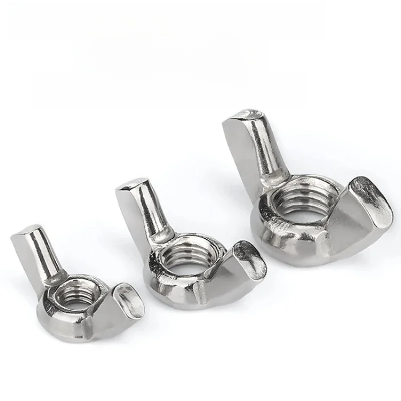 UNC 10 # -24 1/4-20 5/16-18 3/8-16 1/2-13 écrous à oreilles papillon 304 écrous à oreilles en acier inoxydable écrou à serrer à la main