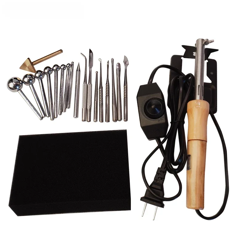 Fabric Flowers Ironing Machine Ironing Tool Set 18/13/11/8 Heads Soldering Iron Artificial Flower Making Tool 220V 110V