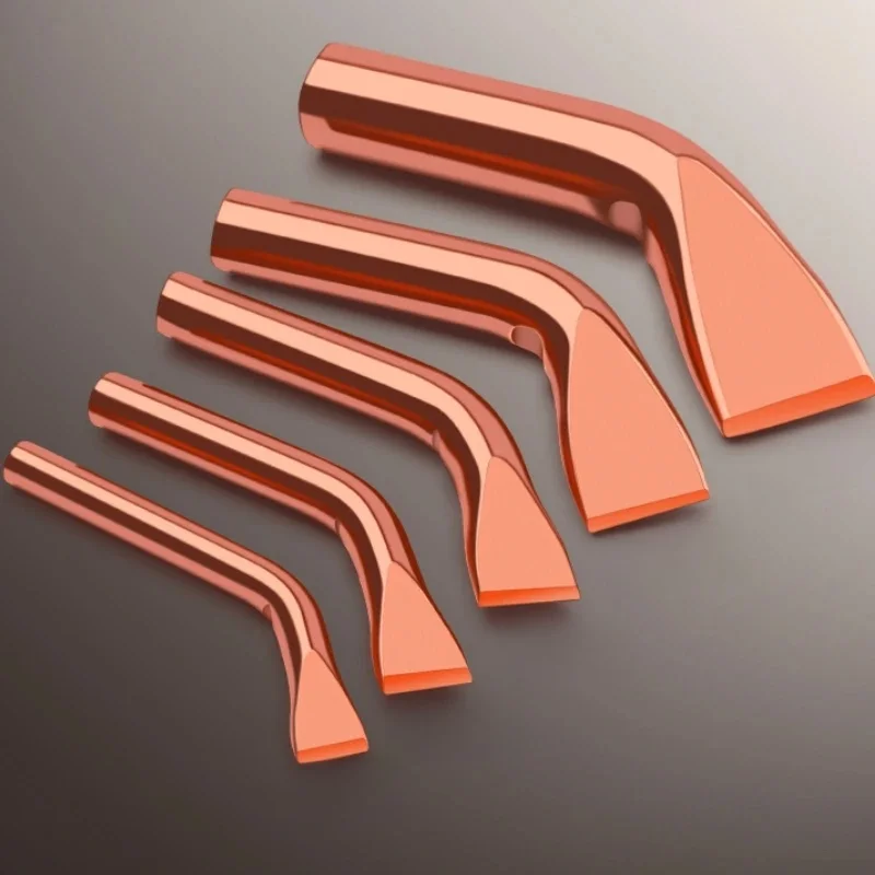 Pointe de fer à souder électrique en cuivre à chaleur externe, pointe coudée haute puissance pour outil de soudage, tête de remplacement, 70W, 100W, 150W, 200W, 300W