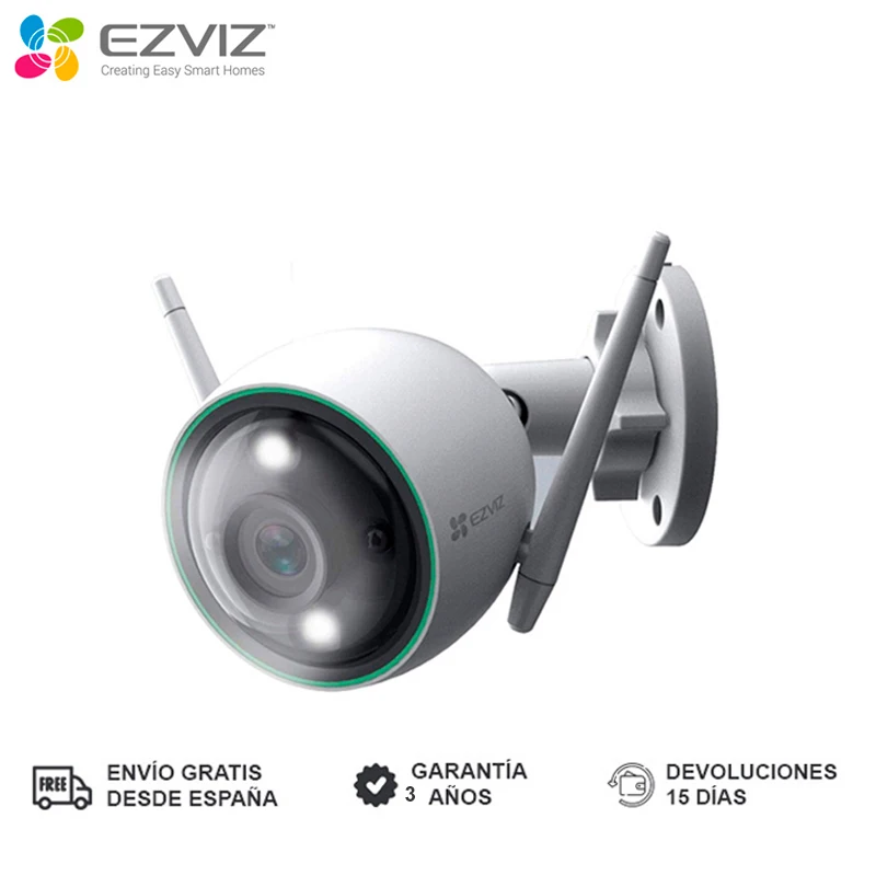 EZVIZ C3N, Camera Video Surveillance, WiFi Camera, IP Camera, Mini Camera, FHD 1080p resolution, colour night vision, up to 30 metres, live view