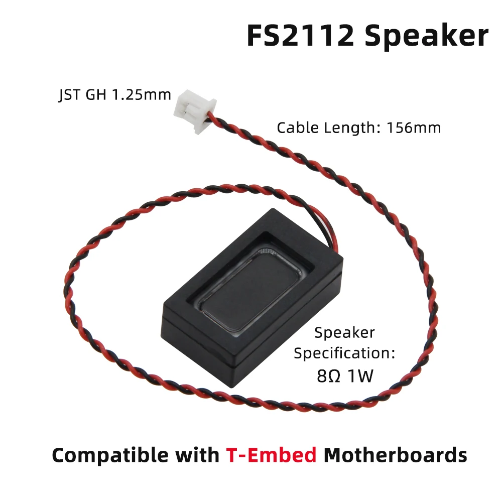 LILYGO® Accessories Speaker FS2112 8Ω1W cable length 60mm For T-Embed