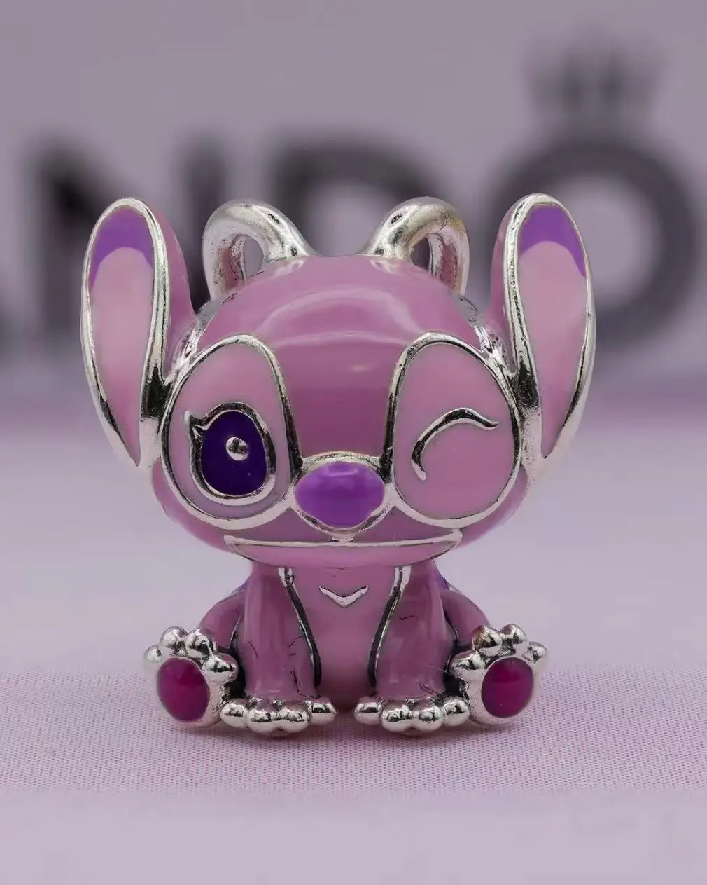 925 الفضة ديزني متنوعة دونالد داك ميني غرزة قلادة الخرز مناسبة للنساء قلادة سوار DIY