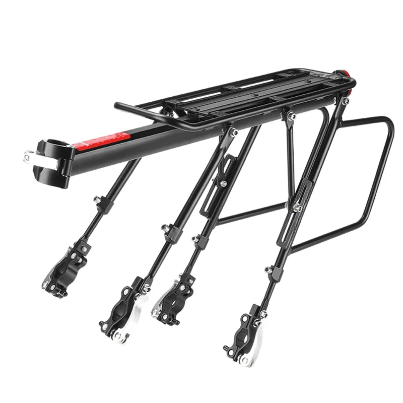 AliExpress 50-100KG Bicycle Luggage Carrier Bike Rack Aluminum Cargo Rear Rack Shelf Cycling Seatpost Bag