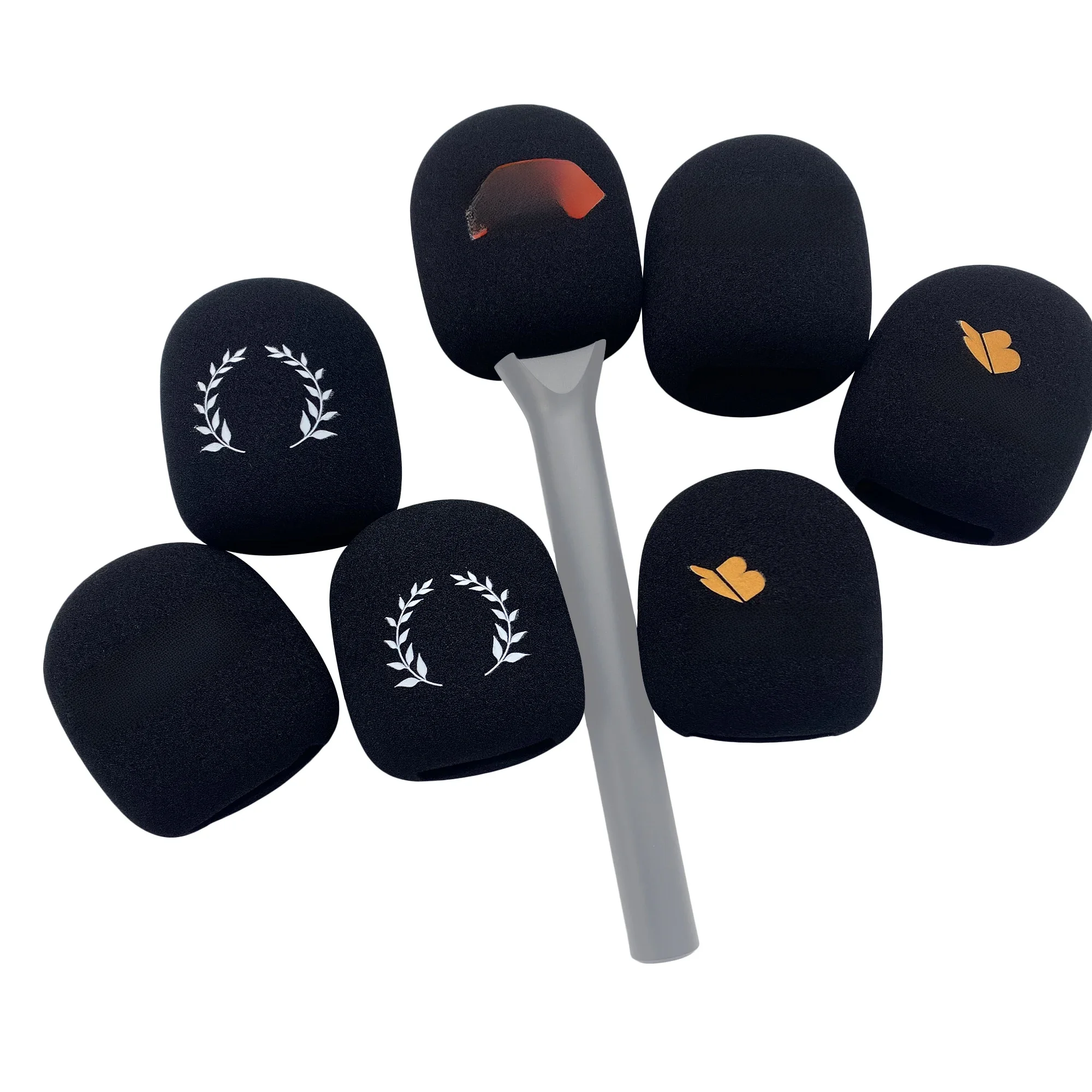 Dead Cat Pop Filter MicrophoneSponge Printing Cover Customized Mark Mic Windscreen Logo Foam Windshield For RODE Wireless GO II — zdjęcie produktu 7