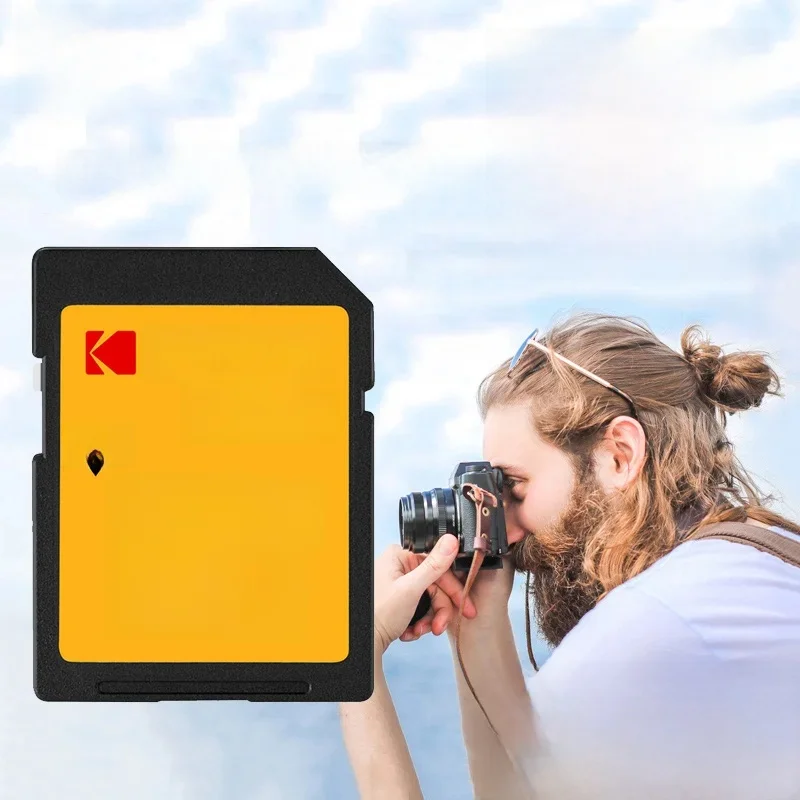 Kodak High Speed Sd Card For Camera Memory Card 32Gb 64Gb 128Gb 256Gb 100Mb/S Sdxc C10 A1 U3 V30