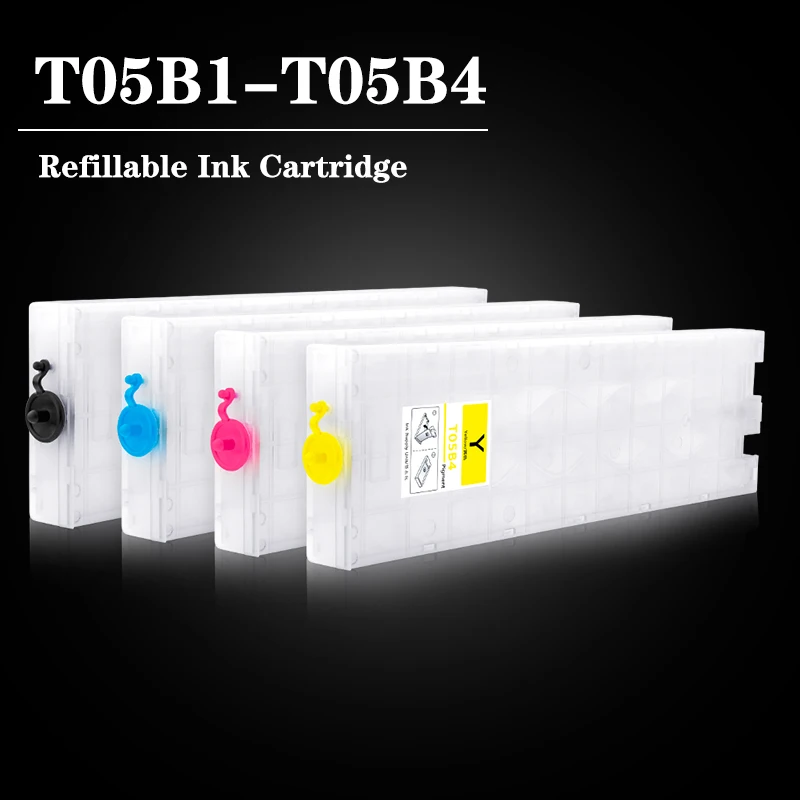 

T05B T05B1 T05B4 Многоразовый картридж для принтера Epson WorkForce Pro WF-C878R WF-C879R C878R C879R 878 Пустой без чипа