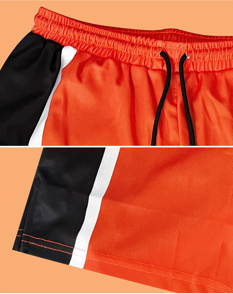 Anime Haikyuu Nekoma High School Cosplay Kostuum Nr. 1 Tot 12 Tetsurou Kuroo Kenma Kozume Oranje Jersey Shorts Uniform Sportkleding