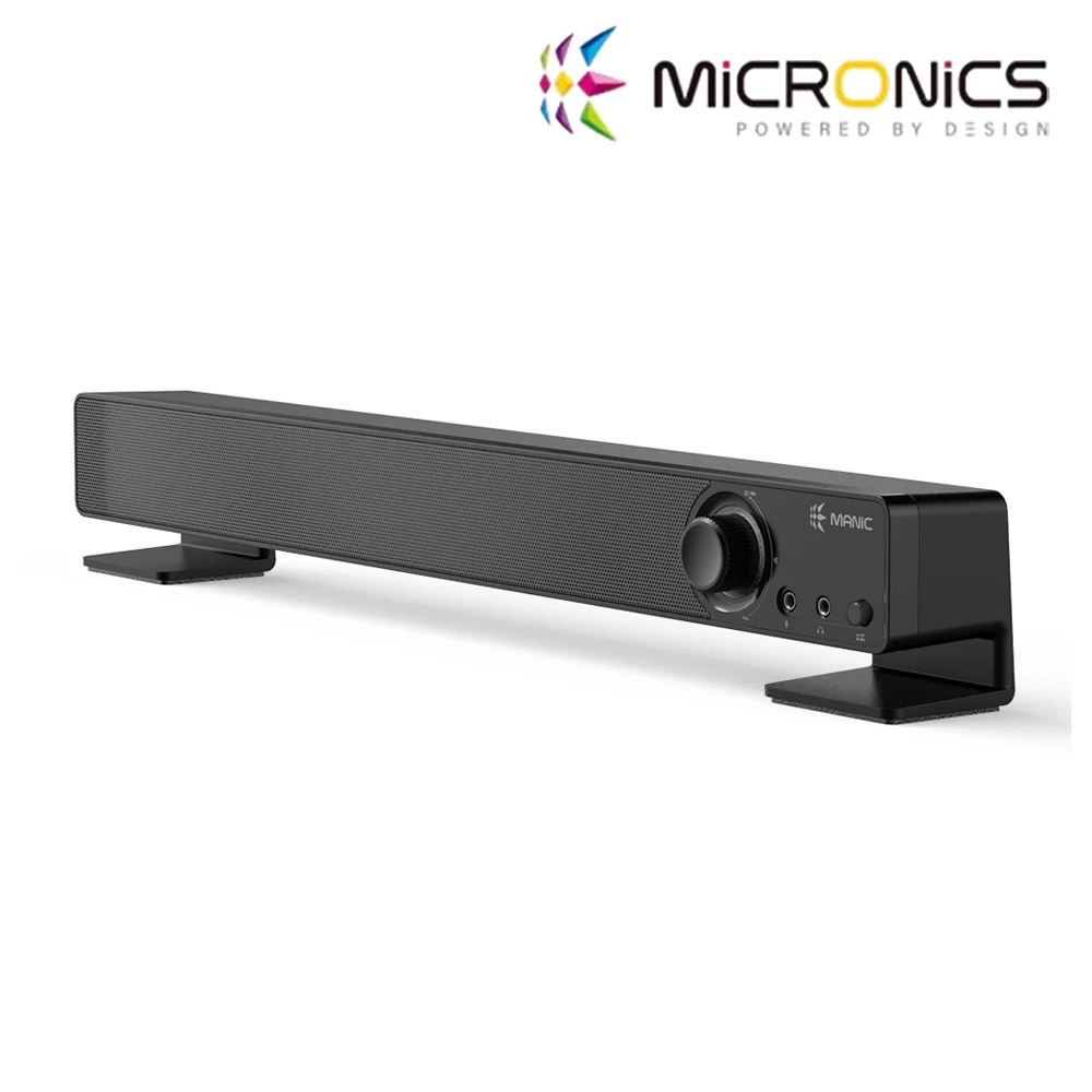 MANIC MICRONICS ROUND STUDIO UB2000 USB SOUND BAR Speaker