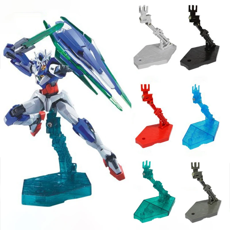 Color Action Figure Stand Assembly Action Figure Model Support Display Stand Compatible with RG HG SD BB Gundam 1/144