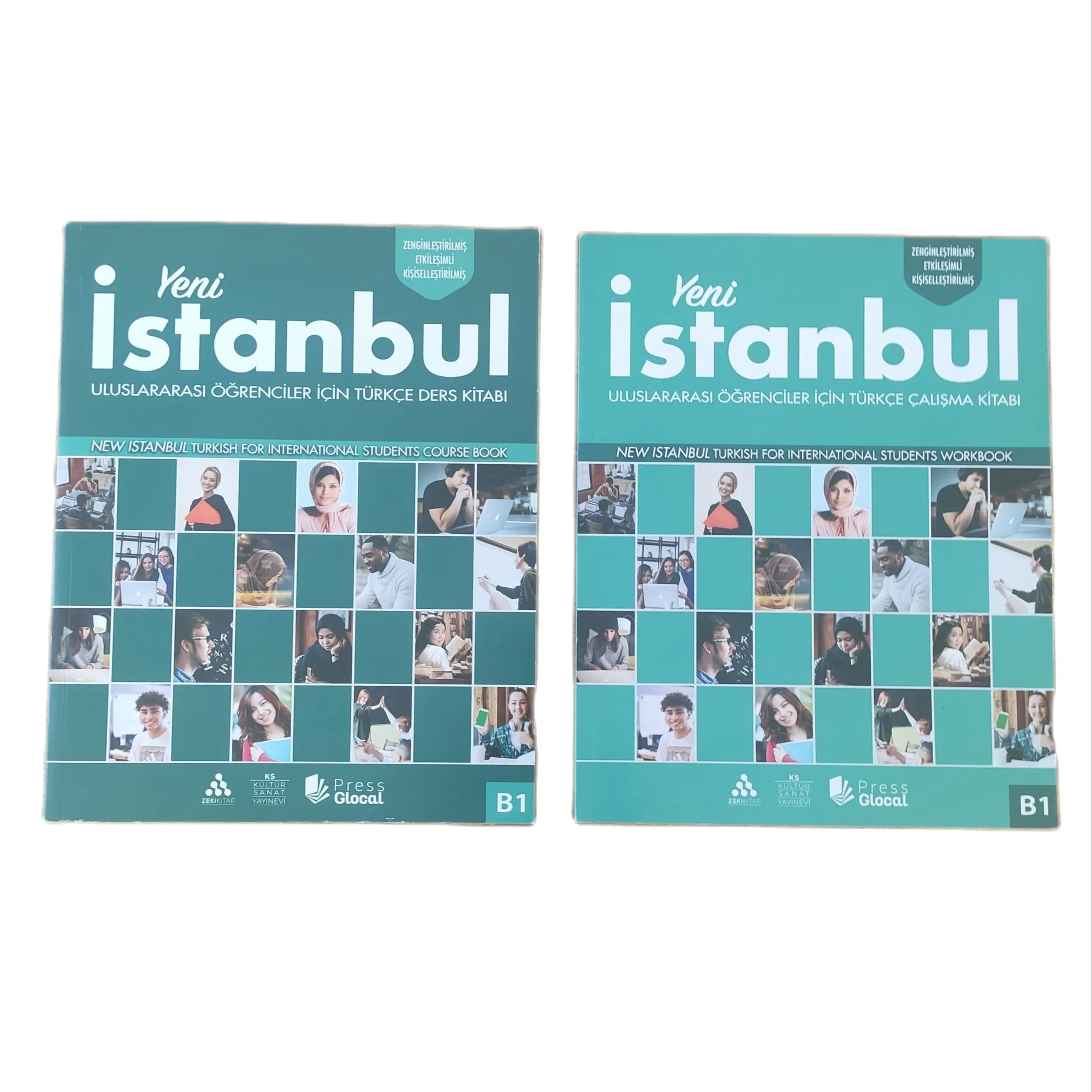 

2 Book For Foreigners Turkish Language Learning New B1 Course Work Qr Code Complete Full Set Quick Information Gift Letter Word Sentences Yabancılar İçin Türkçe Öğrenme Kitabı Seti