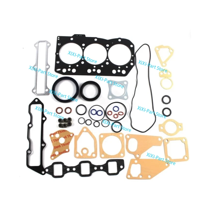 

Полный комплект прокладок 3TNE82 для Yanmar с прокладкой головки блока цилиндров, комплект для капитального ремонта двигателя 3TNE82A