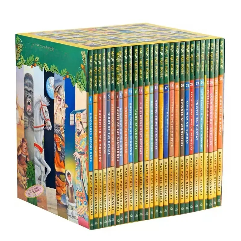 28 książek/zestaw Magiczny domek na drzewie 1-28 książek do czytania w języku angielskim Książka dla dzieci w rozdziałach po angielsku — zdjęcie produktu 7