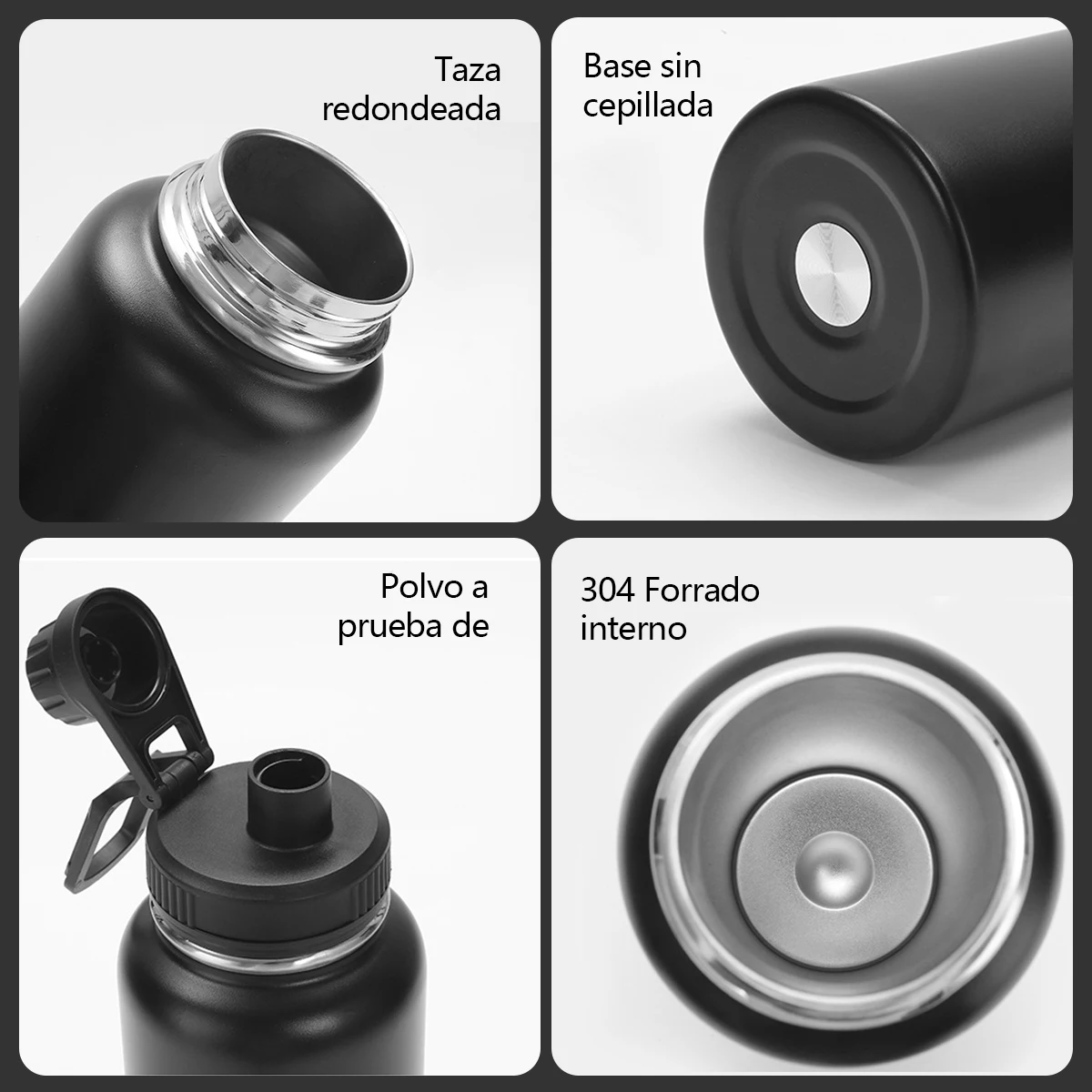 27Oz/800Ml زجاجة فارغة معزول كوب الثلج زجاجة مياه رياضية كوب للشرب الكثير من الشرب في الهواء الطلق السفر سيارة كوب ماء التخييم التنزه الصالة الرياضية المحمولة بهلوان العزل الساخن والبارد #3