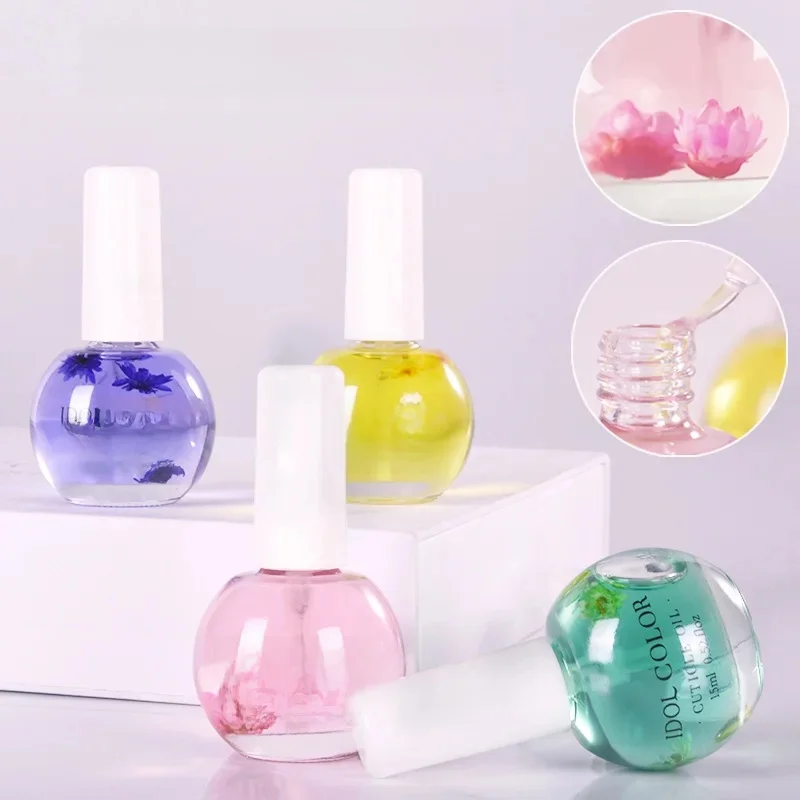 15 ml/fles nagelvoedingsolie hydraterende gedroogde voedingsstof nagelriemolie 9-bloemen manicure verzorging reparatie beschadigde vloeibare olie # * - afbeelding 2