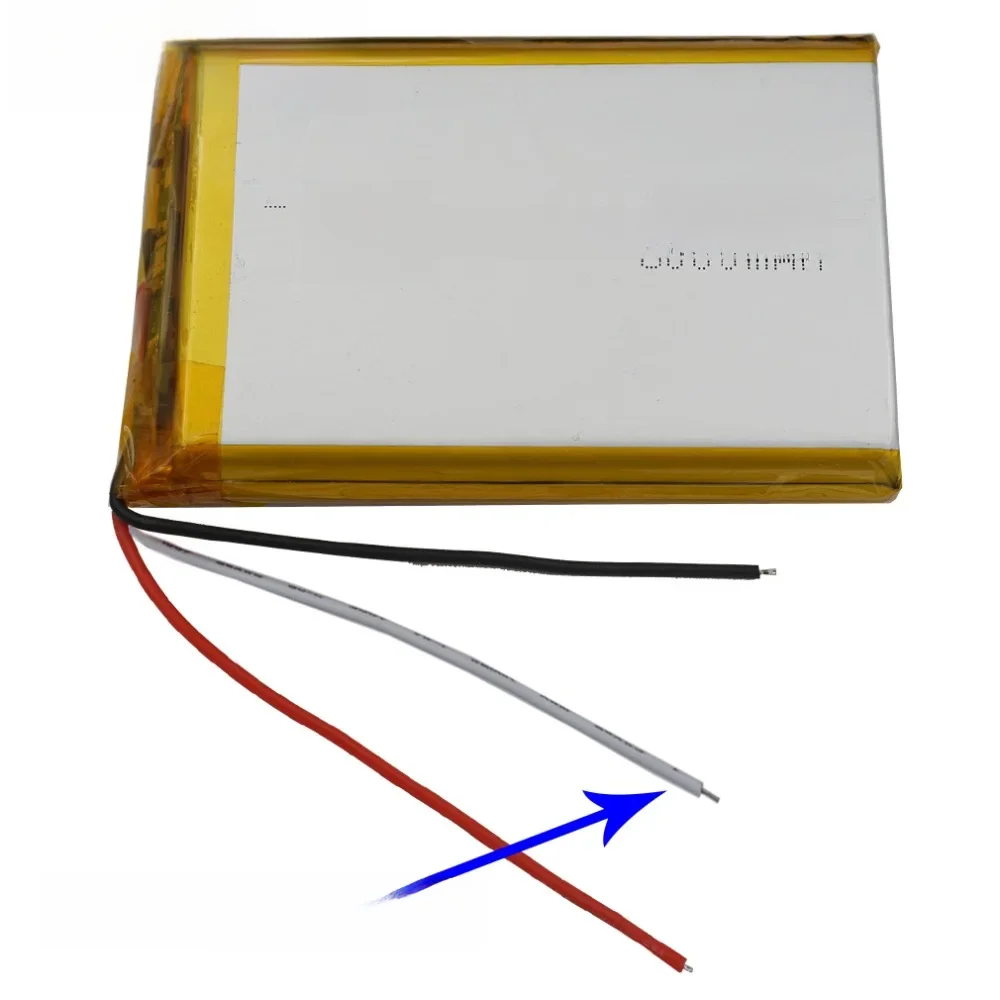 Bateria recarregável do polímero Li Lipo, termistor de 3 fios, banco do poder, PSP, ALMOFADA, MID,