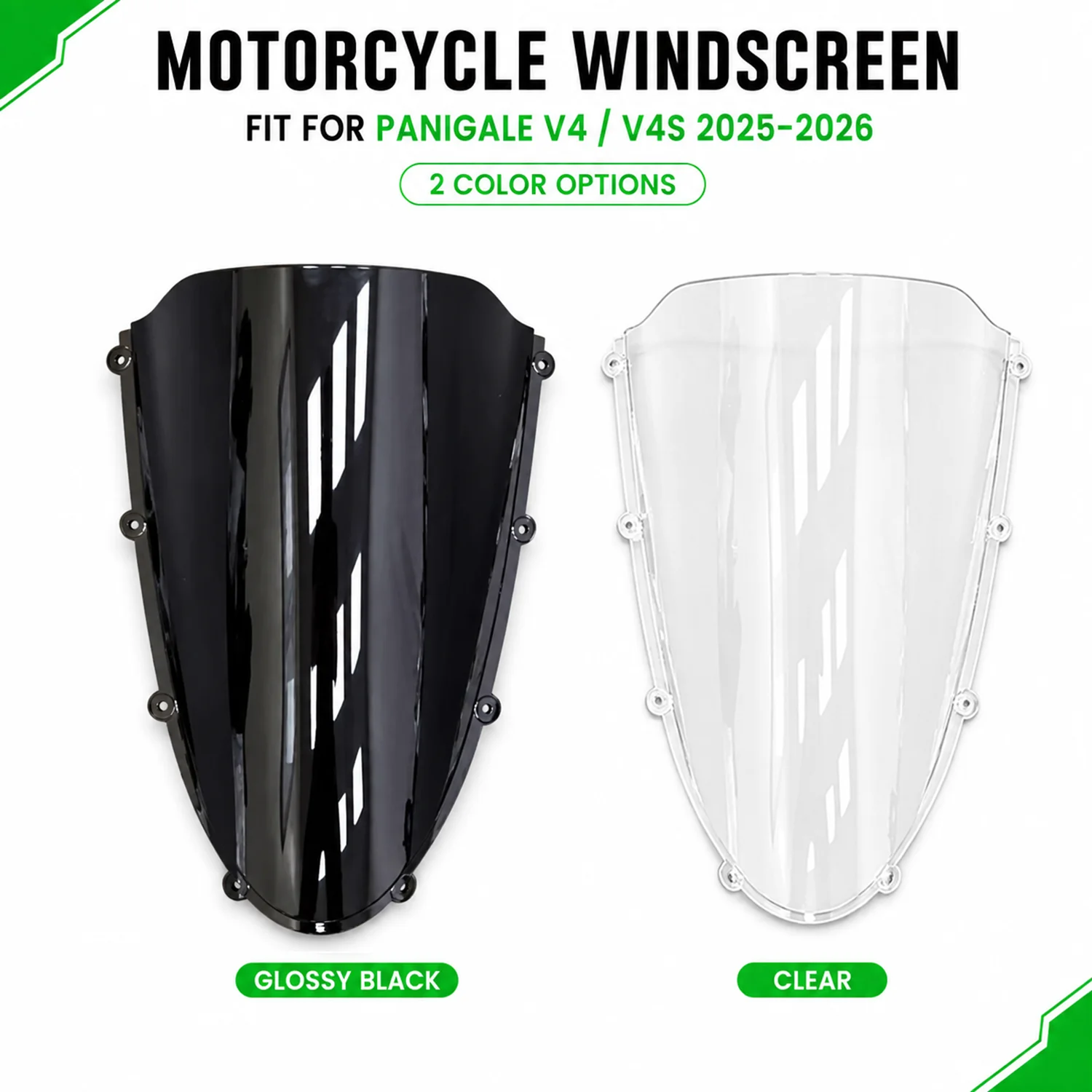 Passend für 2025 - 2026 DUCATI Panigale V4 V4S Motorrad-Windschutzscheibe – Detail 1