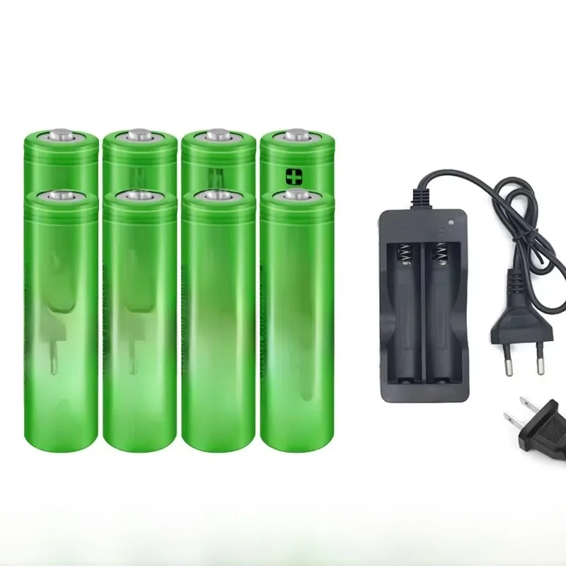 18650 Battery Rechargeable Battery 3.7V 18650 9800mAh Capacity Li-ion Rechargeable Battery For Flashlight Torch Battery+Charger - afbeelding 2