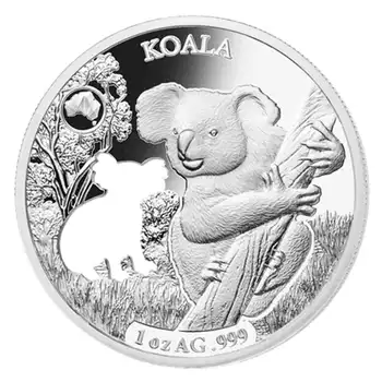 2019 אוסטרליה מטבעות כסף קואלה תנין מים מלוחים נחש קנגורו 1 אונקיה חיה כסף מטבע אליזבת מתנות מזכרות 10 best sales מטבע של 1 אונקיה - №7