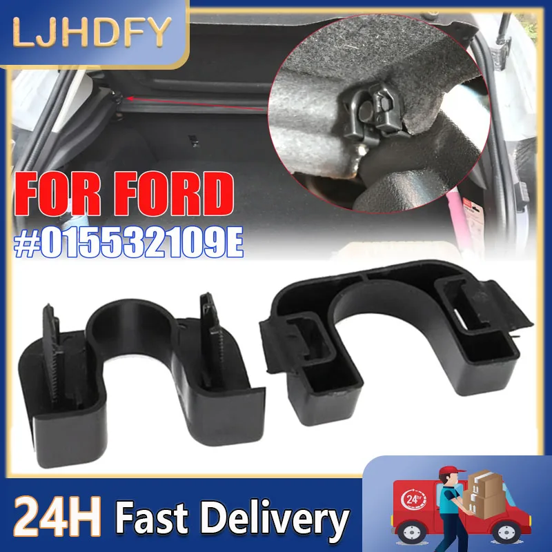 

Car Rear Boot Trunk Load Cover Parcel Shelf Clip Plastic Shelf Clip 1539663 015532109E for Focus Fiesta