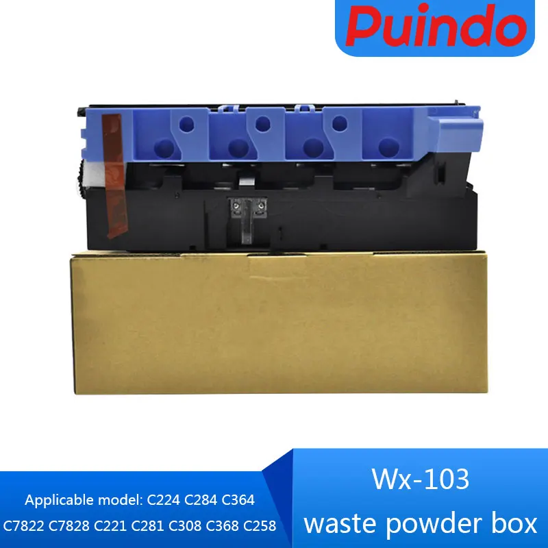 For Konica Minolta WX-103 Waste Toner box C224 C284 C364  C7822 C7828 C221 C281 C308 C368 C258 Waste Toner Collector Bottle