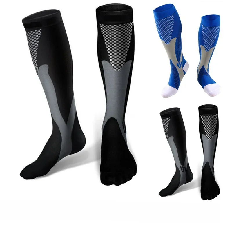 AliExpress NONE 2/3/4 Pairs Compression Socks Knee High Sports Socks Medical Nursing Stockings Varicose Veins Socks Outdoor Cycling Socks