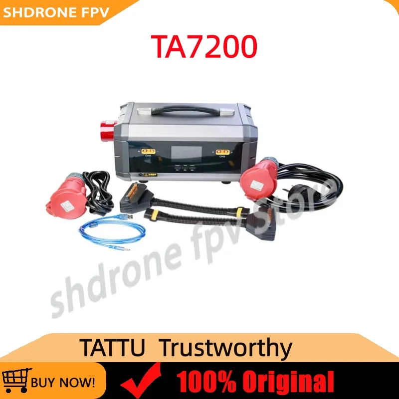 Tattu TA7200 PRO 7200W Dual Charger 12S-18S LiPo LiHV Agricultural Drone Smart Battery Charger