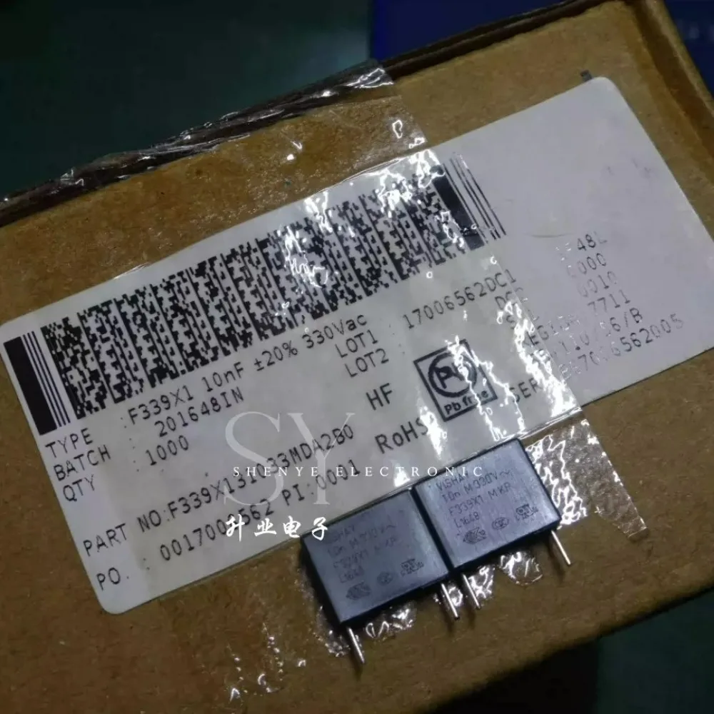 10pcs/lot F339X1 MKP 0.01uf 330vAC 10nf 103 M X1 Brand New 10mm Film Capacitor F339X131033M