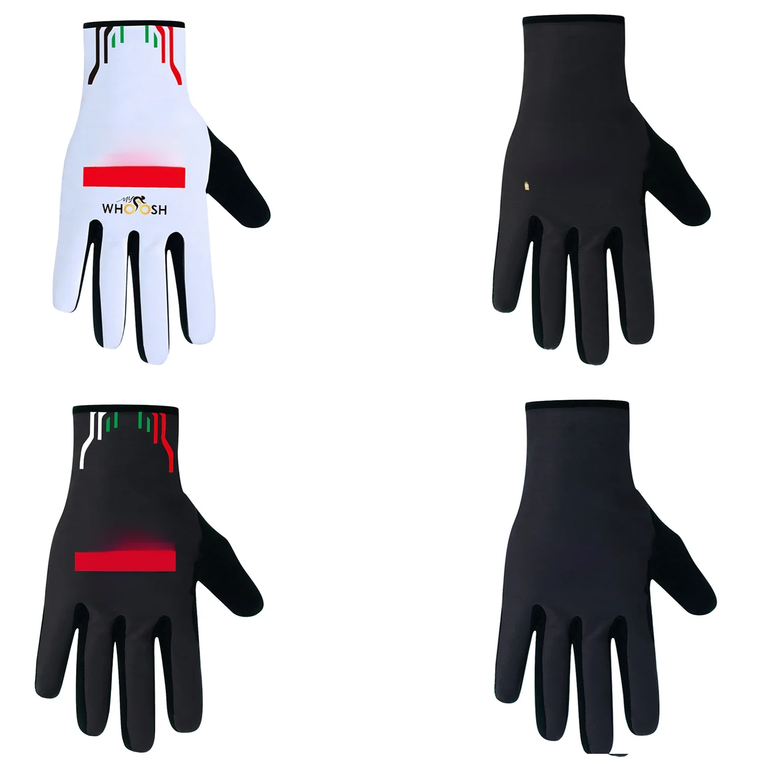 AliExpress UAE Team 2025 Autumn Winter Cycling Gloves Full Finger Men Women Warmth Bike Gloves Running Fitness