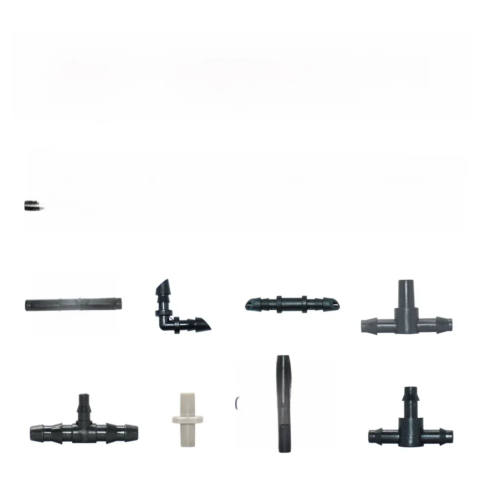 Raccord de tuyau d'arrosage en T barbelé, raccord de prise à extrémité croisée, raccord de raccord WDrip, système d'irrigation, 3/5, 4mm, 7mm, Hsse
